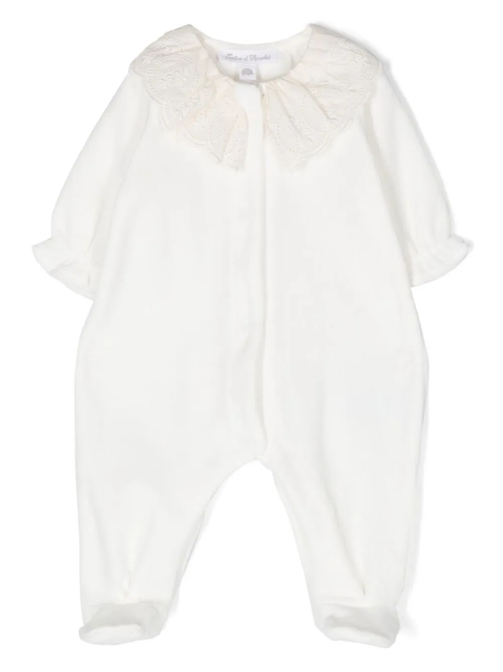

Tartine Et Chocolat lace-trimmed pyjamas - White