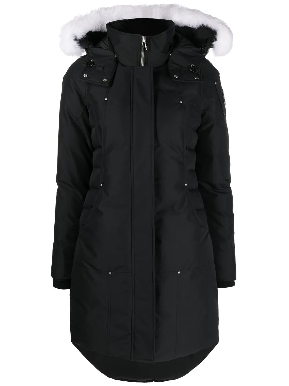 

Moose Knuckles Cloud hooded parka coat - Black