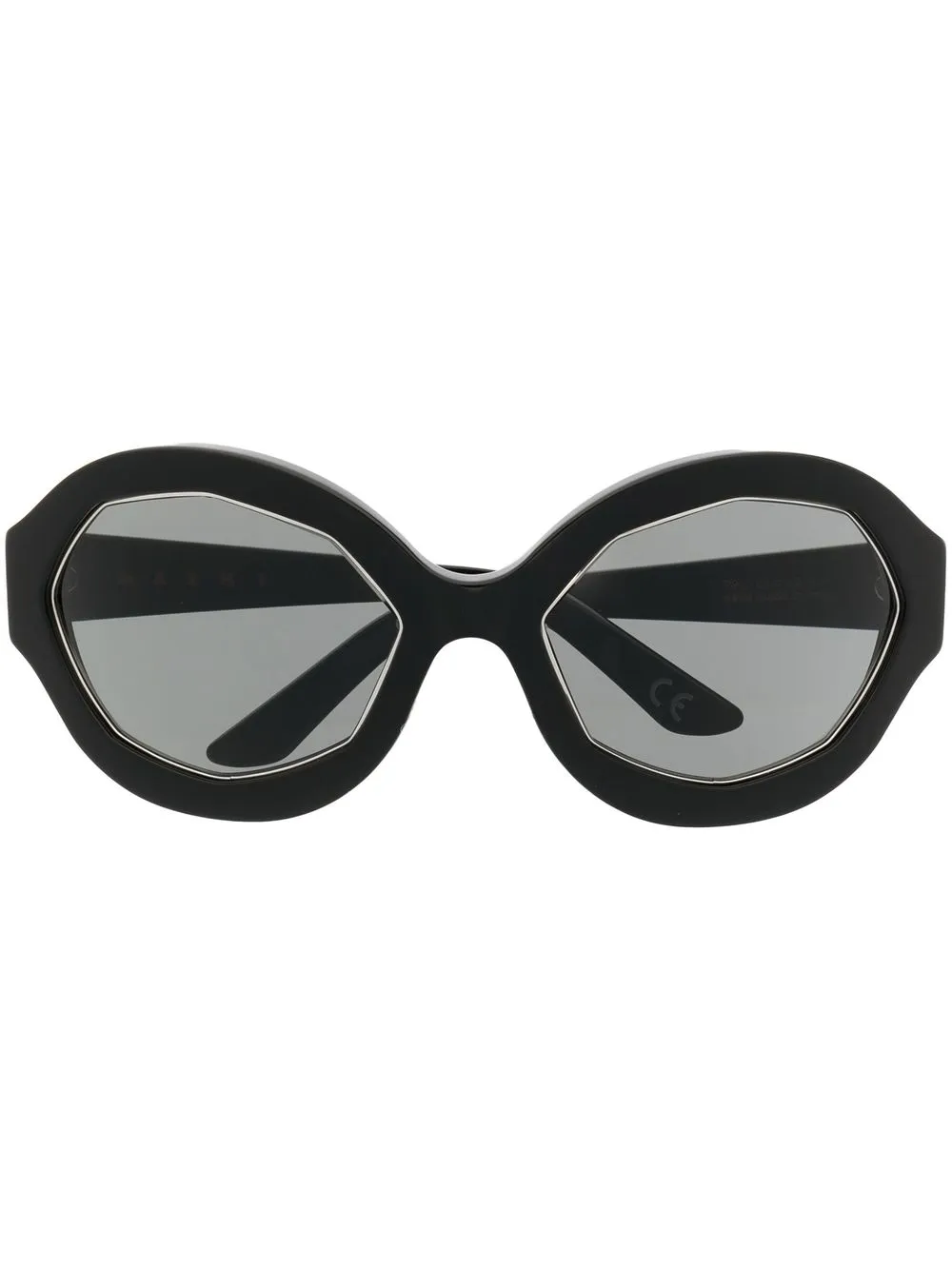 

Marni Eyewear round-frame sunglasses - Black