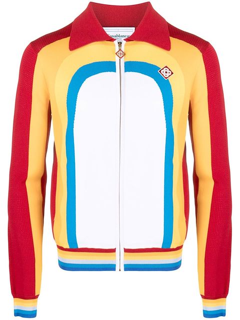 Casablanca Arch zip-up track jacket
