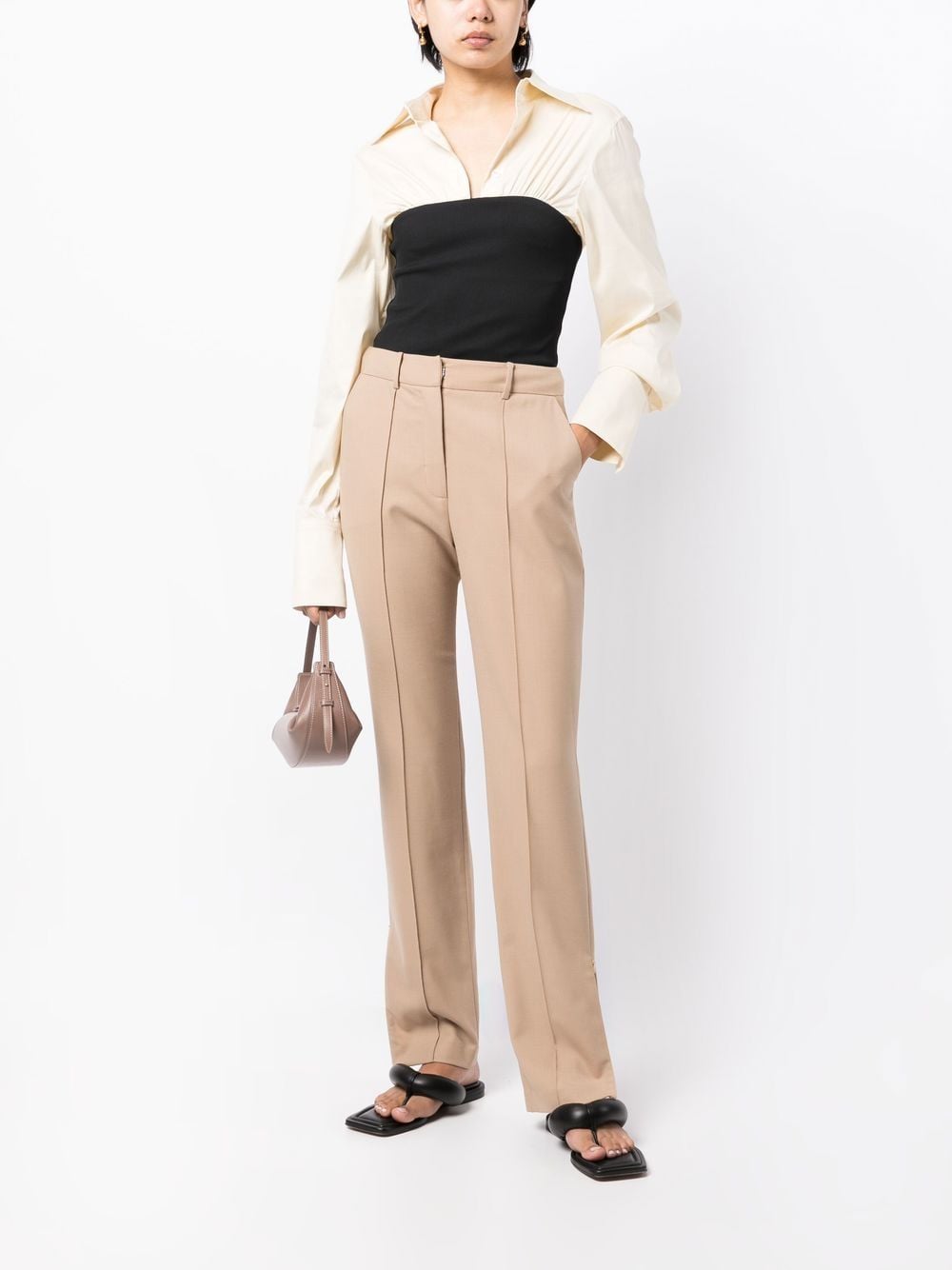 Anna Quan Straight pantalon - Beige