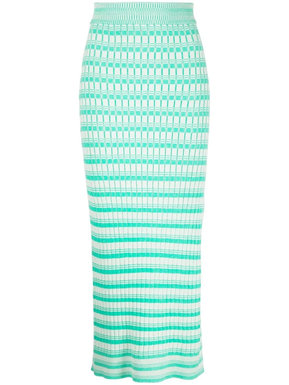 

Anna Quan patterned maxi skirt - Green