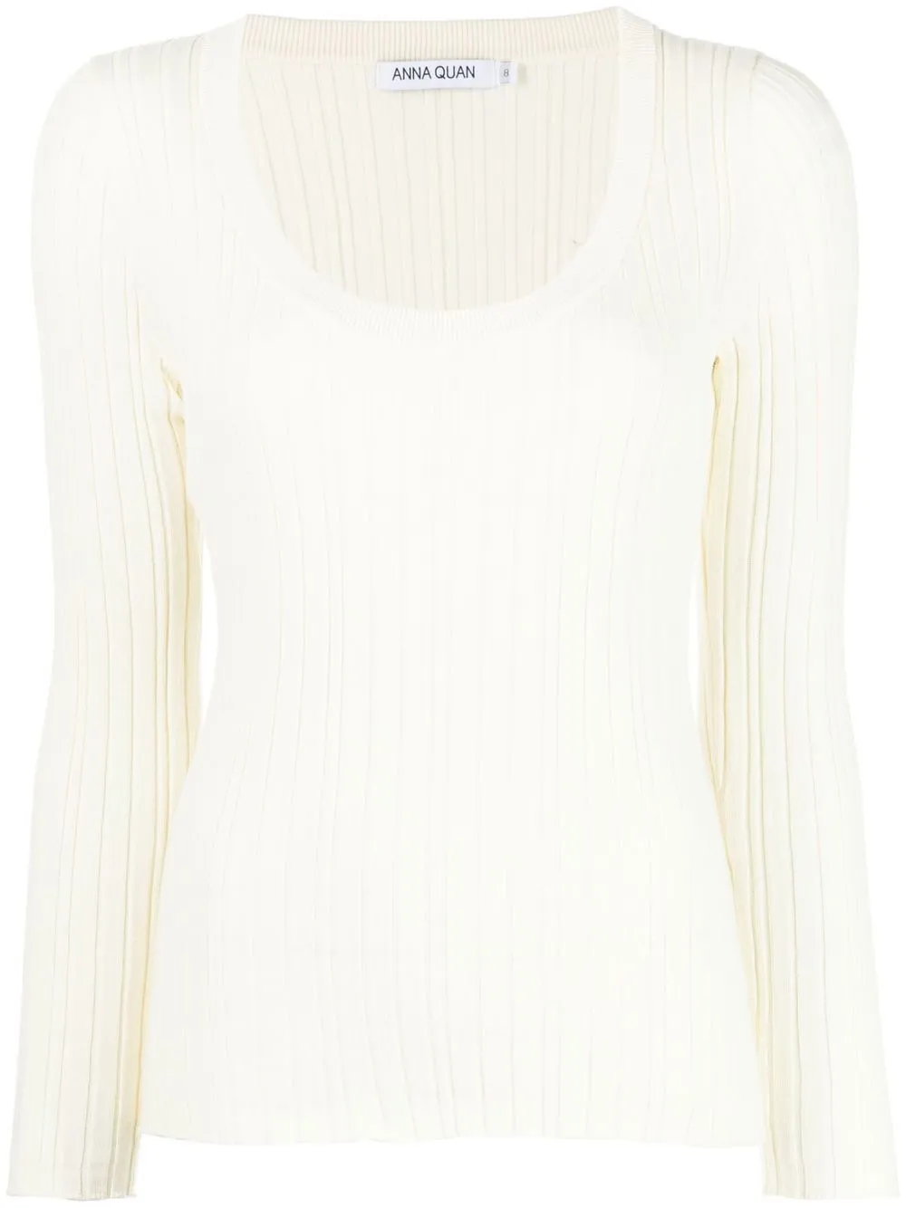 

Anna Quan ribbed-knit long-sleeve top - White