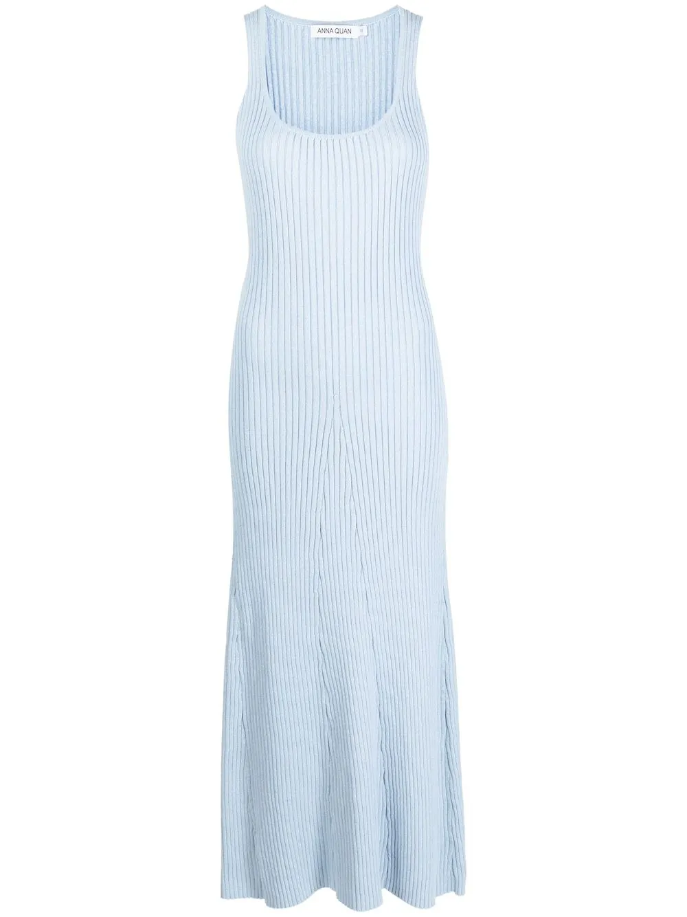 

Anna Quan ribbed-knit midi dress - Blue