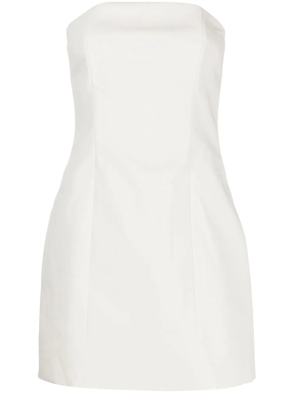 

Anna Quan vestido midi strapless - Neutro