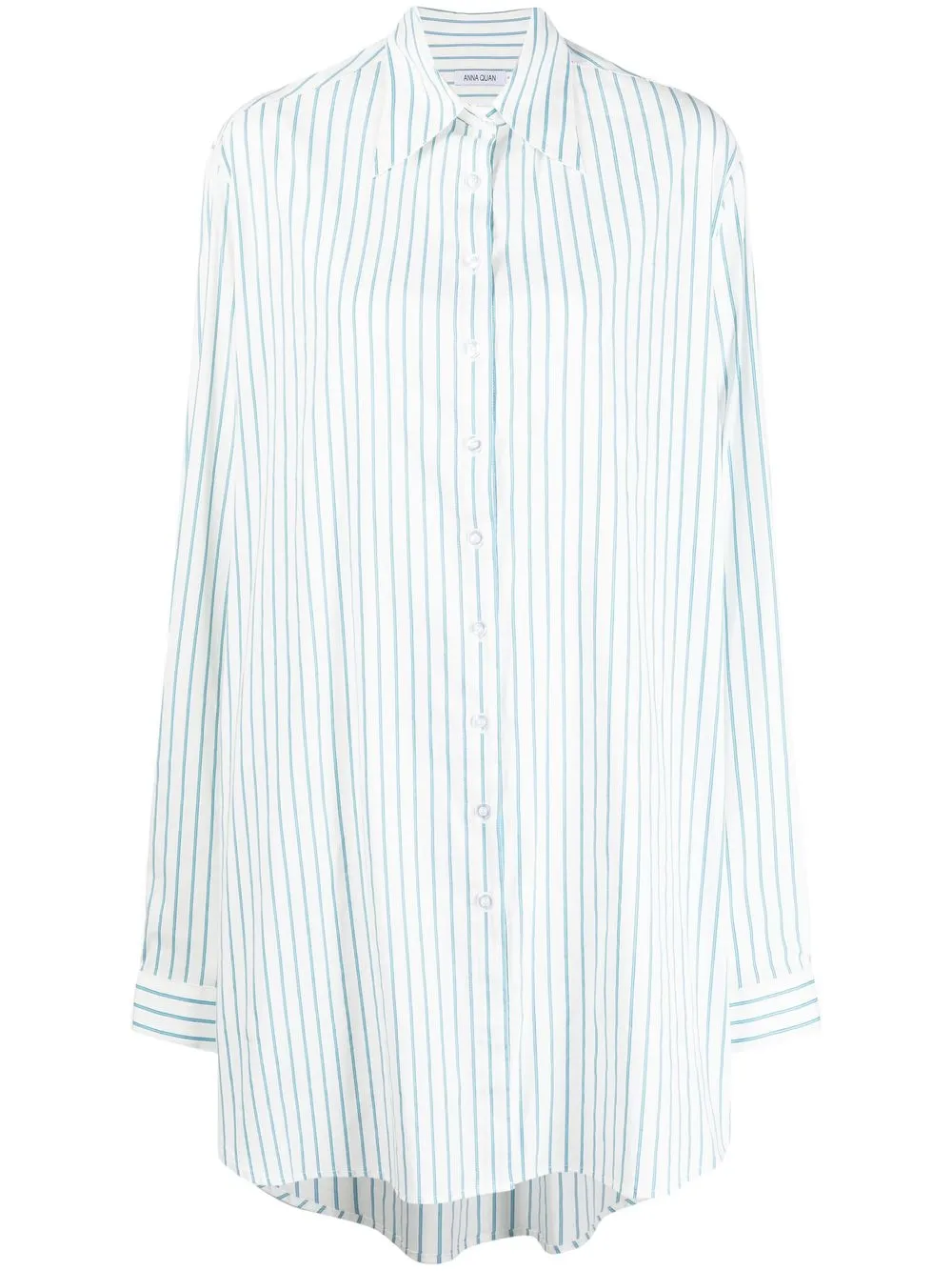 

Anna Quan vertical-stripe long-sleeve shirt - White