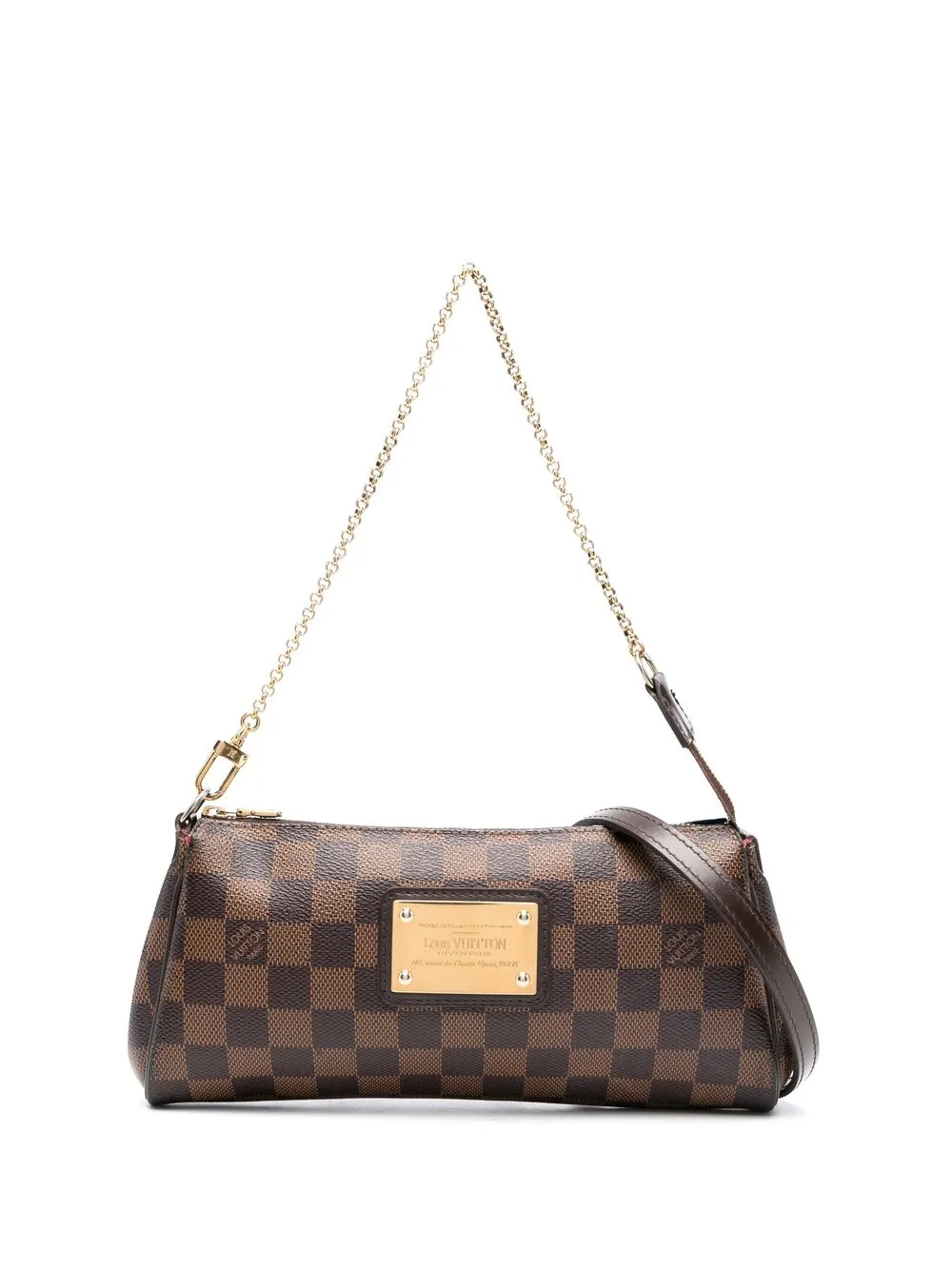 

Louis Vuitton pre-owned Damier Ebène Eva two-way bag - Brown