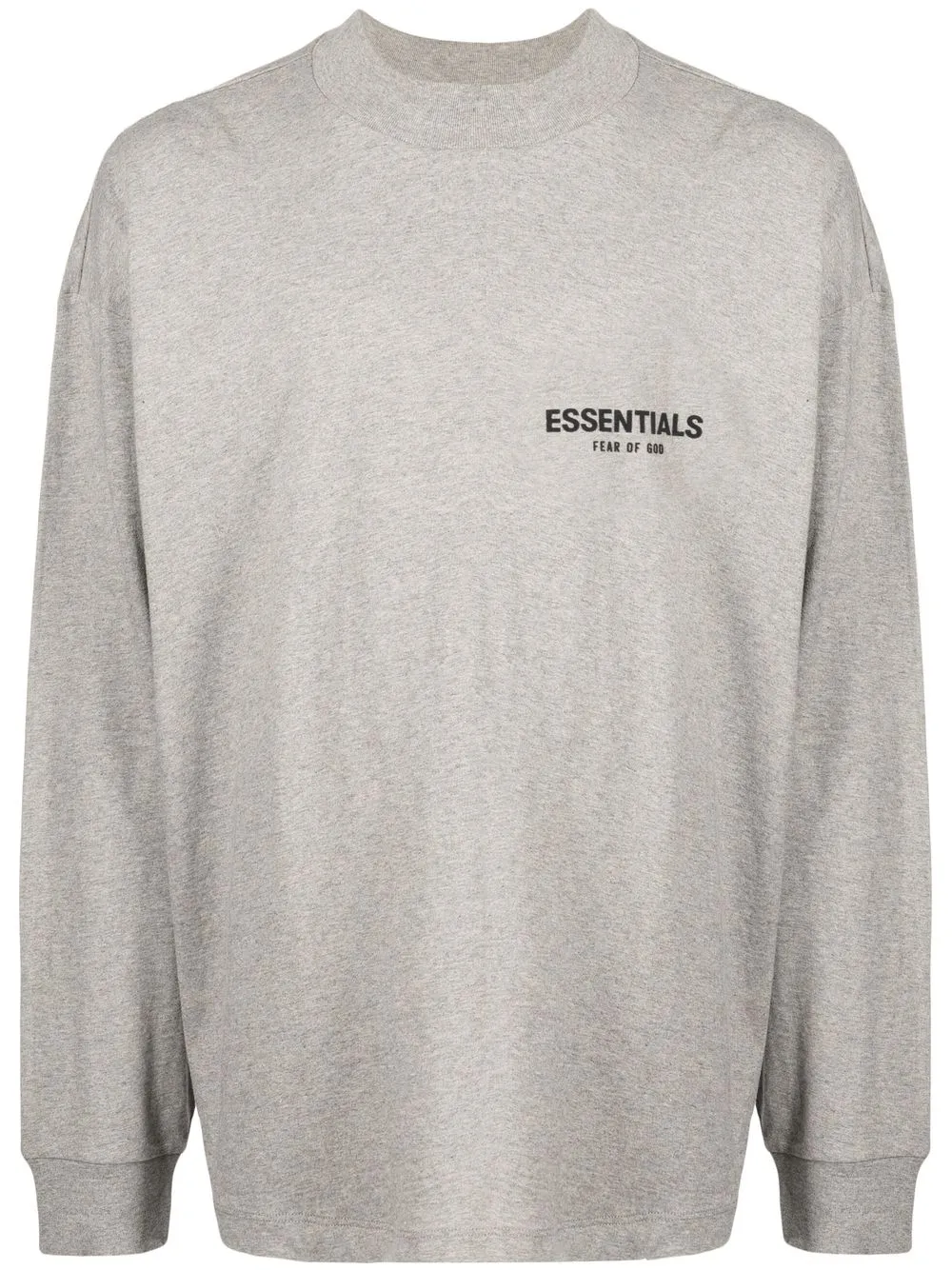 FEAR OF GOD ESSENTIALS logo-print long-sleeve T-shirt - Grey