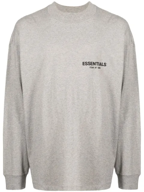 FEAR OF GOD ESSENTIALS logo-print long-sleeve T-shirt