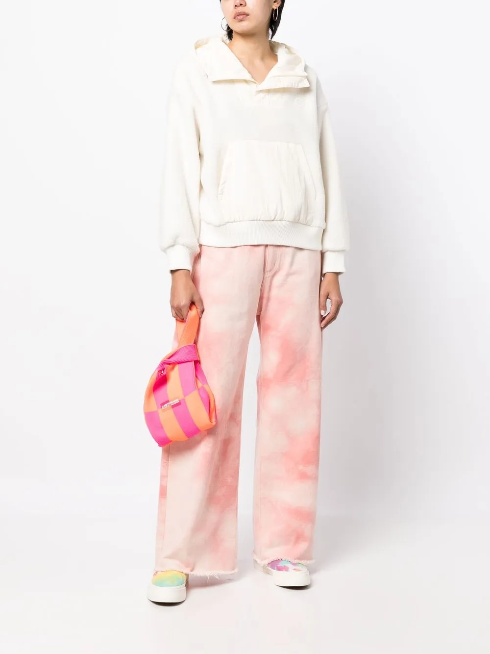 CHOCOOLATE Fleece hoodie - Wit