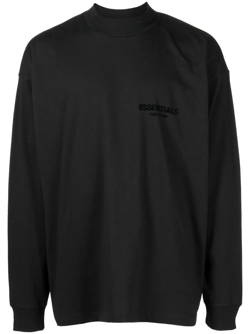 

FEAR OF GOD ESSENTIALS playera manga larga con logo estampado - Negro