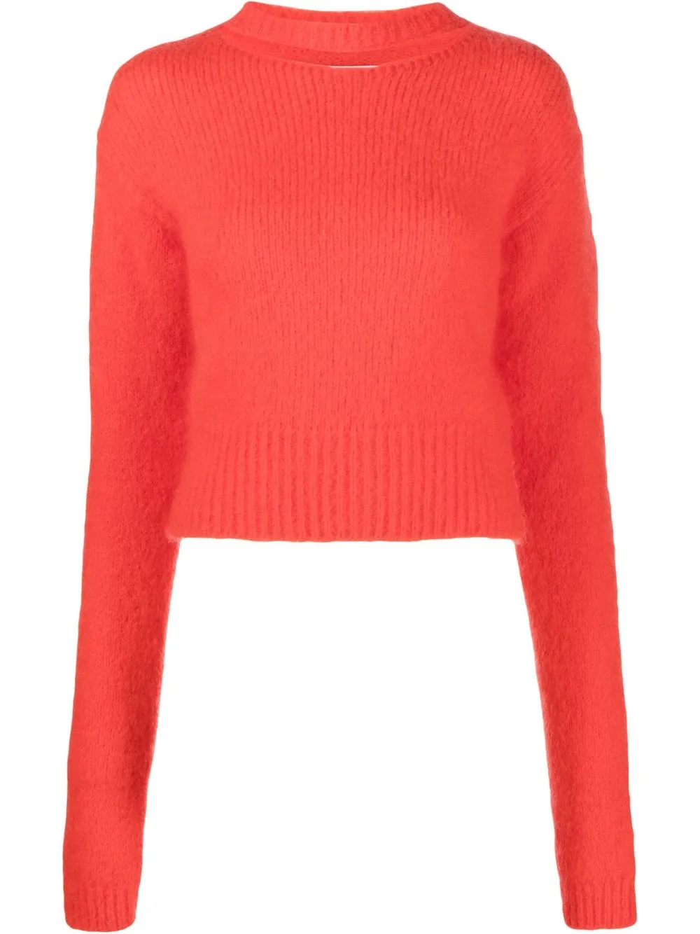 

Ramael cut-out mohair-blend jumper - Red