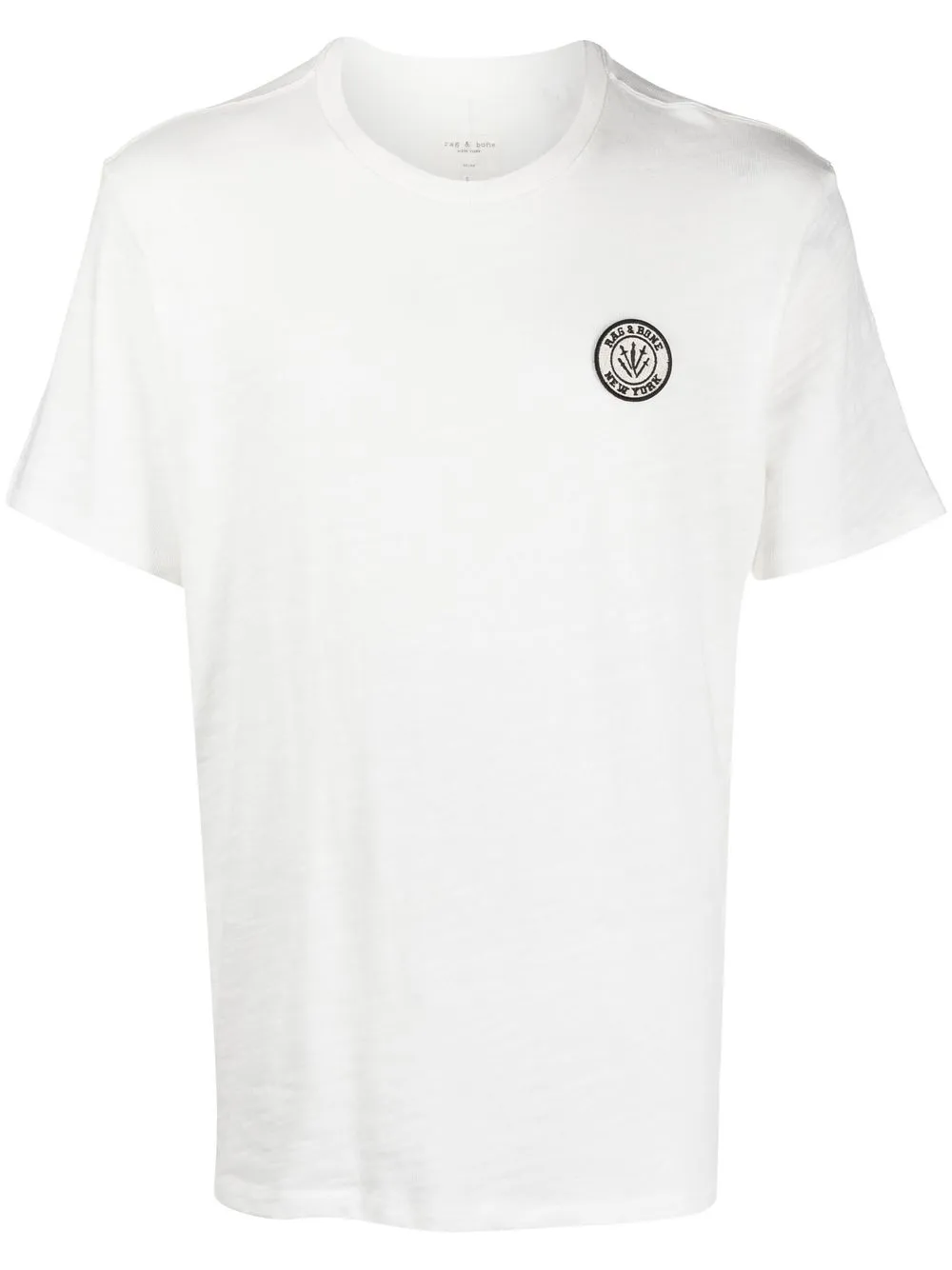 

rag & bone playera con parche del logo - Blanco