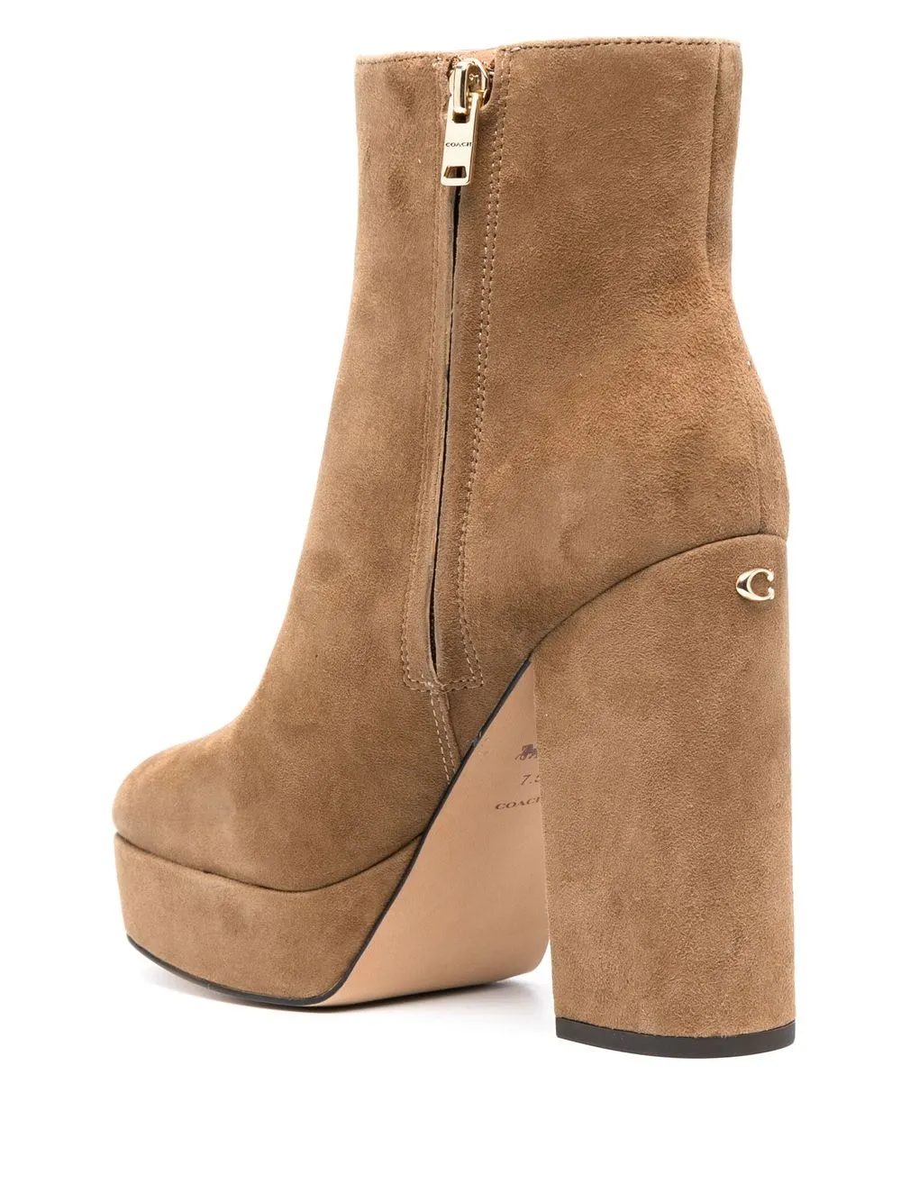 Coach Platform 120mm Suede Boots Farfetch