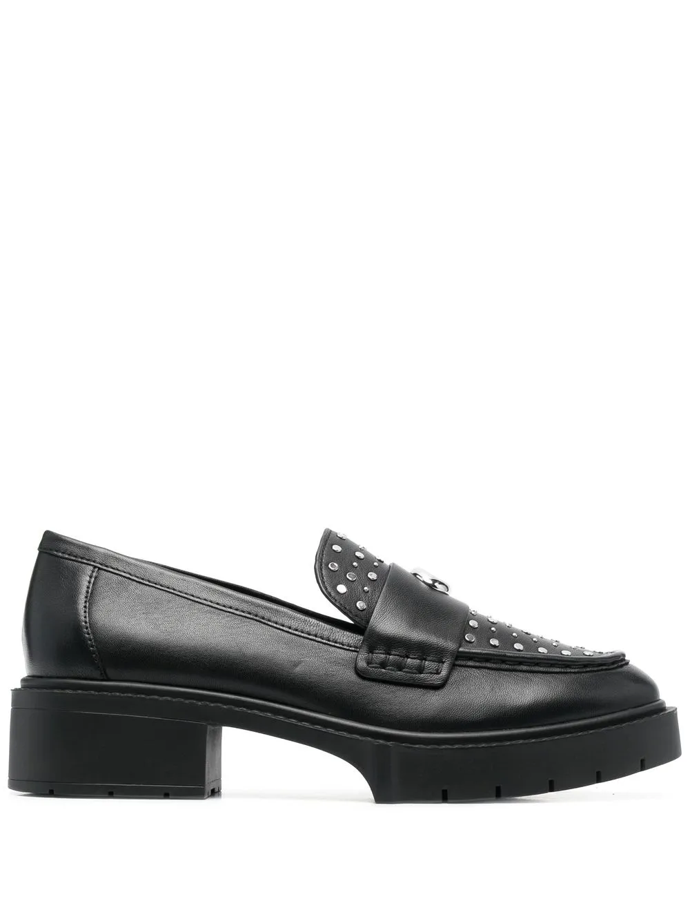 

Coach mocasines con apliques - Negro