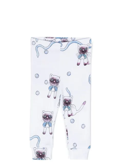 Mini Rodini leggins con estampado gráfico