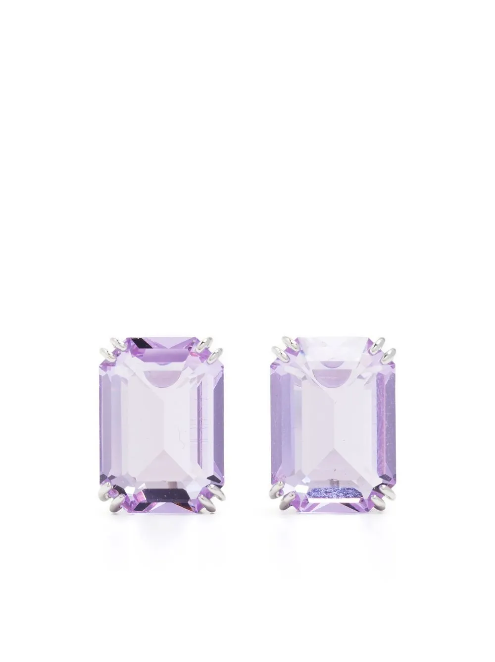 

Swarovski Millenia crystal stud earrings - Purple