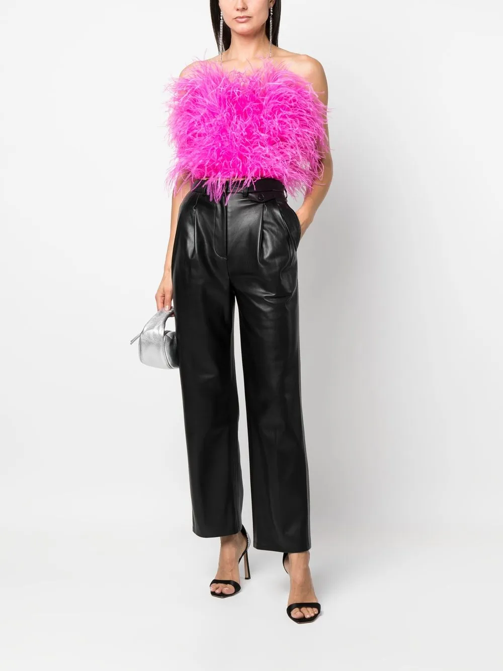 Amen Strapless top - Roze