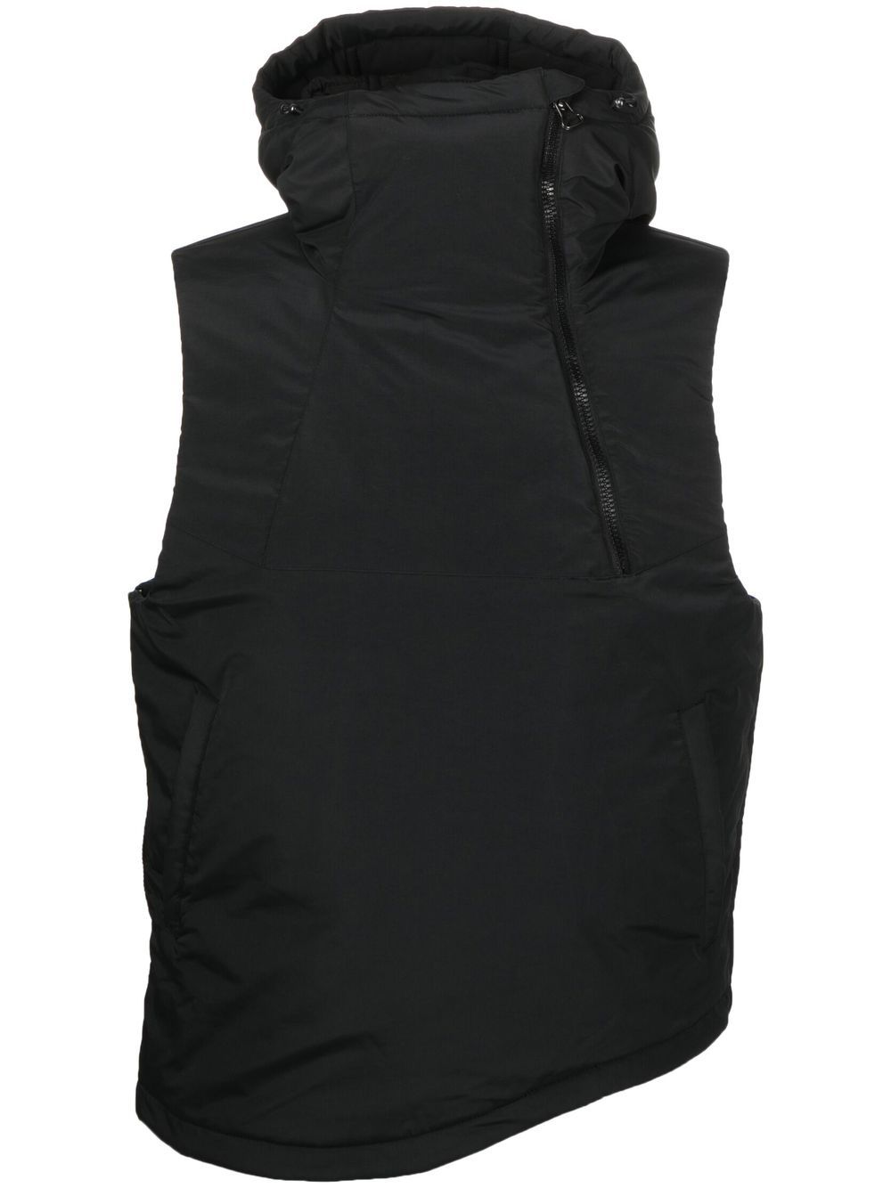 

Maharishi pull-over hooded gilet - Black