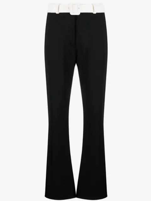 Viktor & Rolf Buckle straight-leg trousers