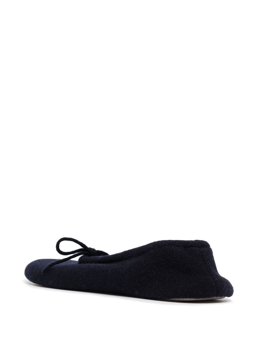 Shop N•peal Cashmere Ballerina Slippers In Blue