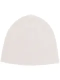 N.Peal double layer cashmere beanie - Neutrals