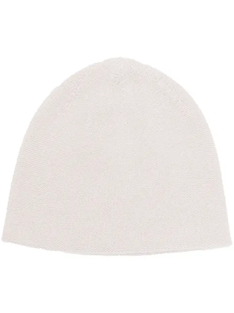N.Peal double layer cashmere beanie