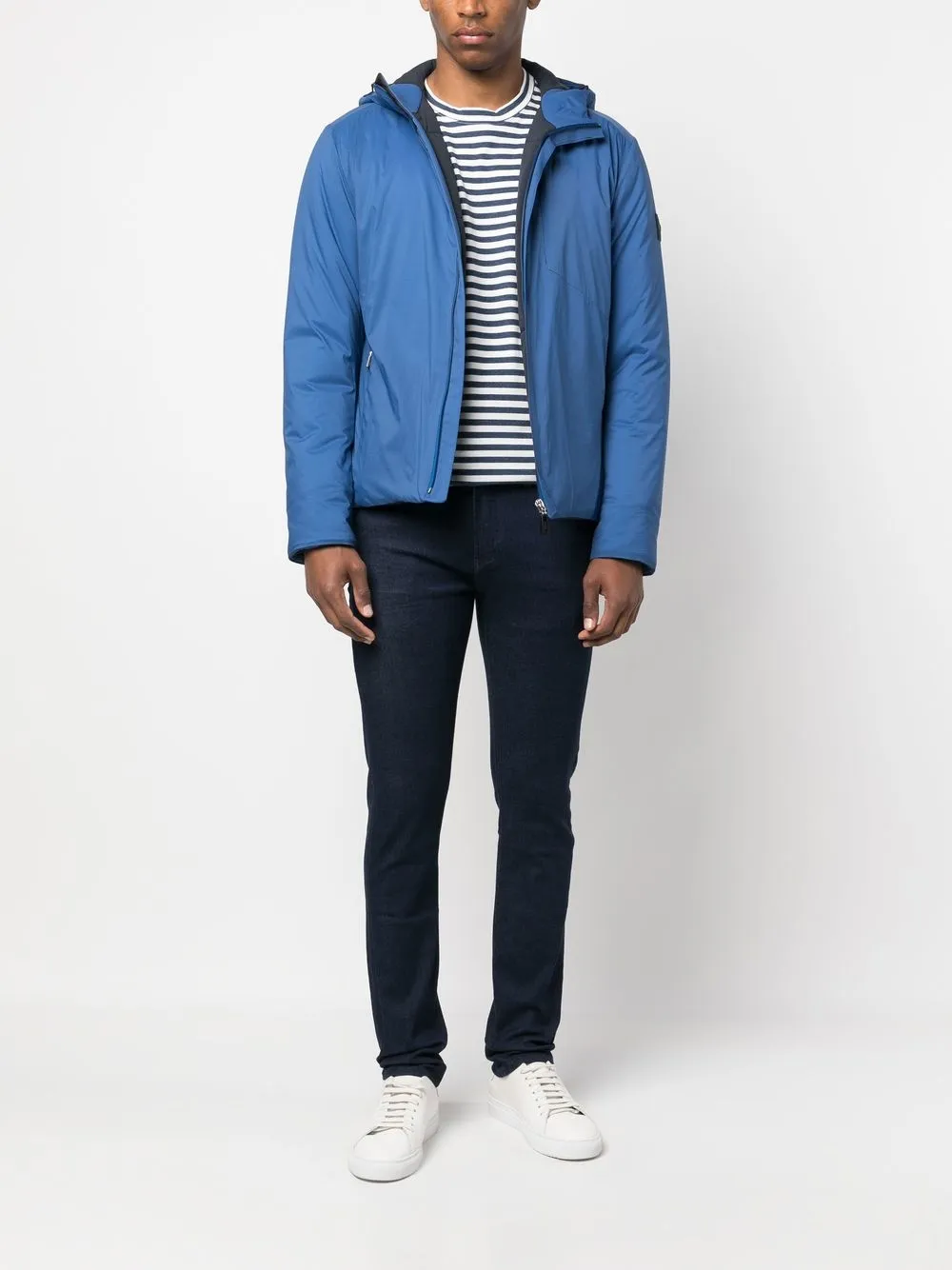 BOSS Gewatteerd jack - Blauw