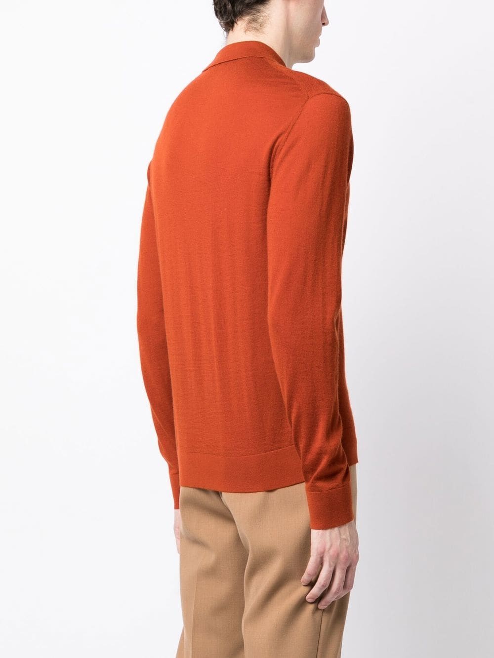 Shop N•peal Half-zip Long-sleeve Jumper In Orange