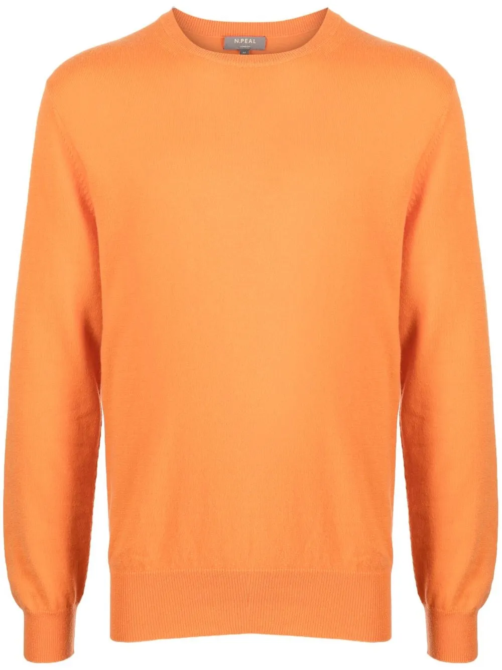 

N.Peal The Oxford fine-knit jumper - Orange