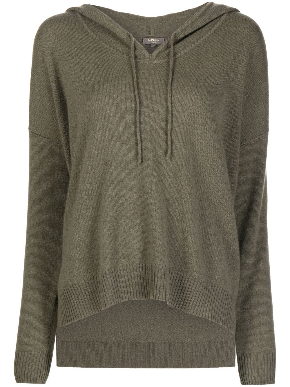 N•peal Hoodie Aus Kaschmir In Green