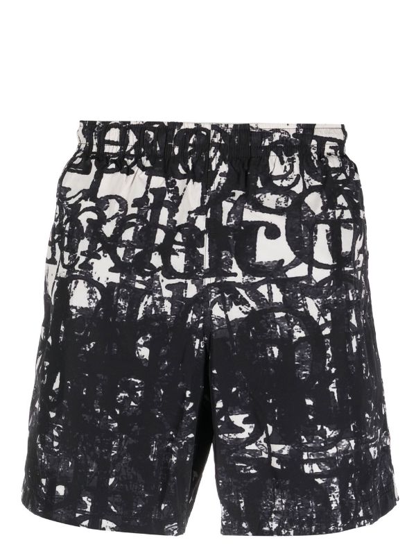 Alexander McQueen logo-print Swim Shorts - Farfetch