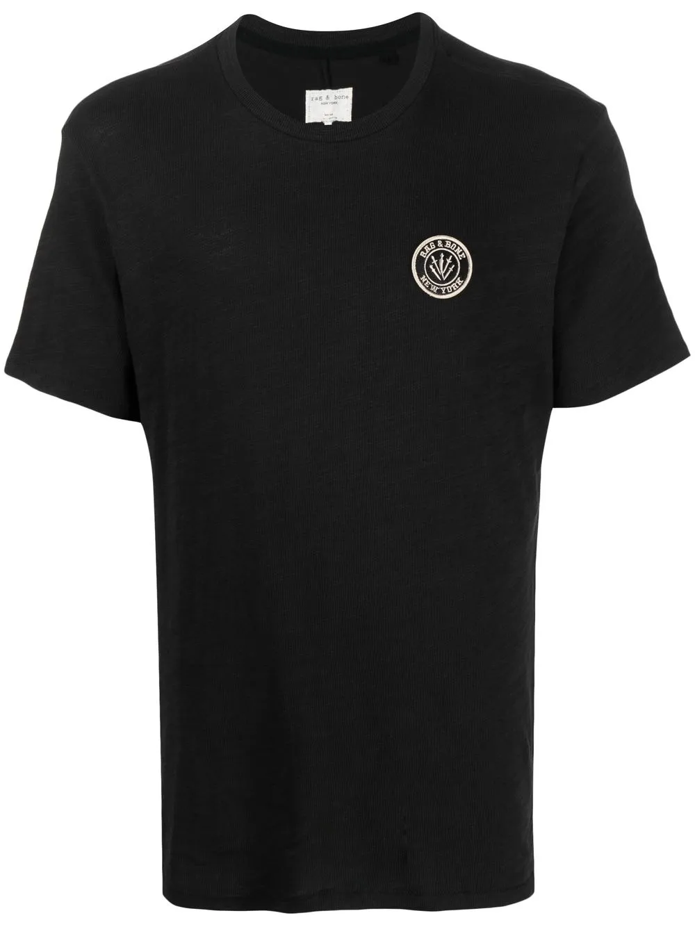 

rag & bone playera con parche del logo - Negro