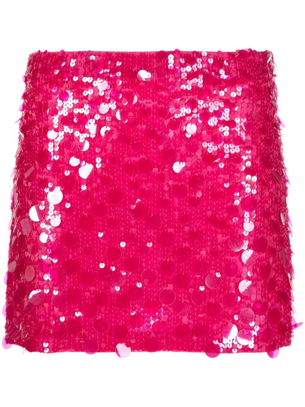 P.a.r.o.s.h High-waisted Sequin-embellished Skirt In Pink