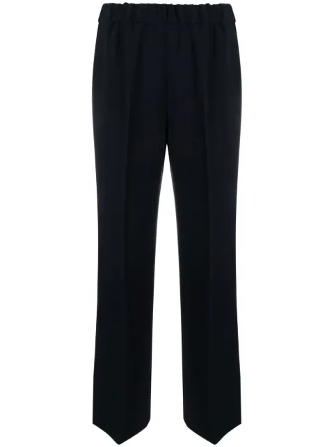 Alberto Biani checked knitted trousers