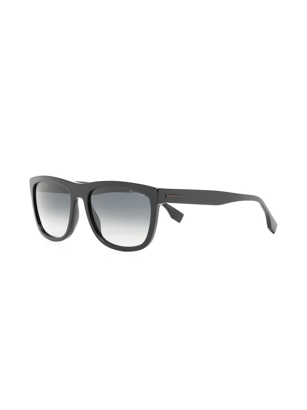 Shop Hugo Boss Gradient Square-frame Sunglasses In Black