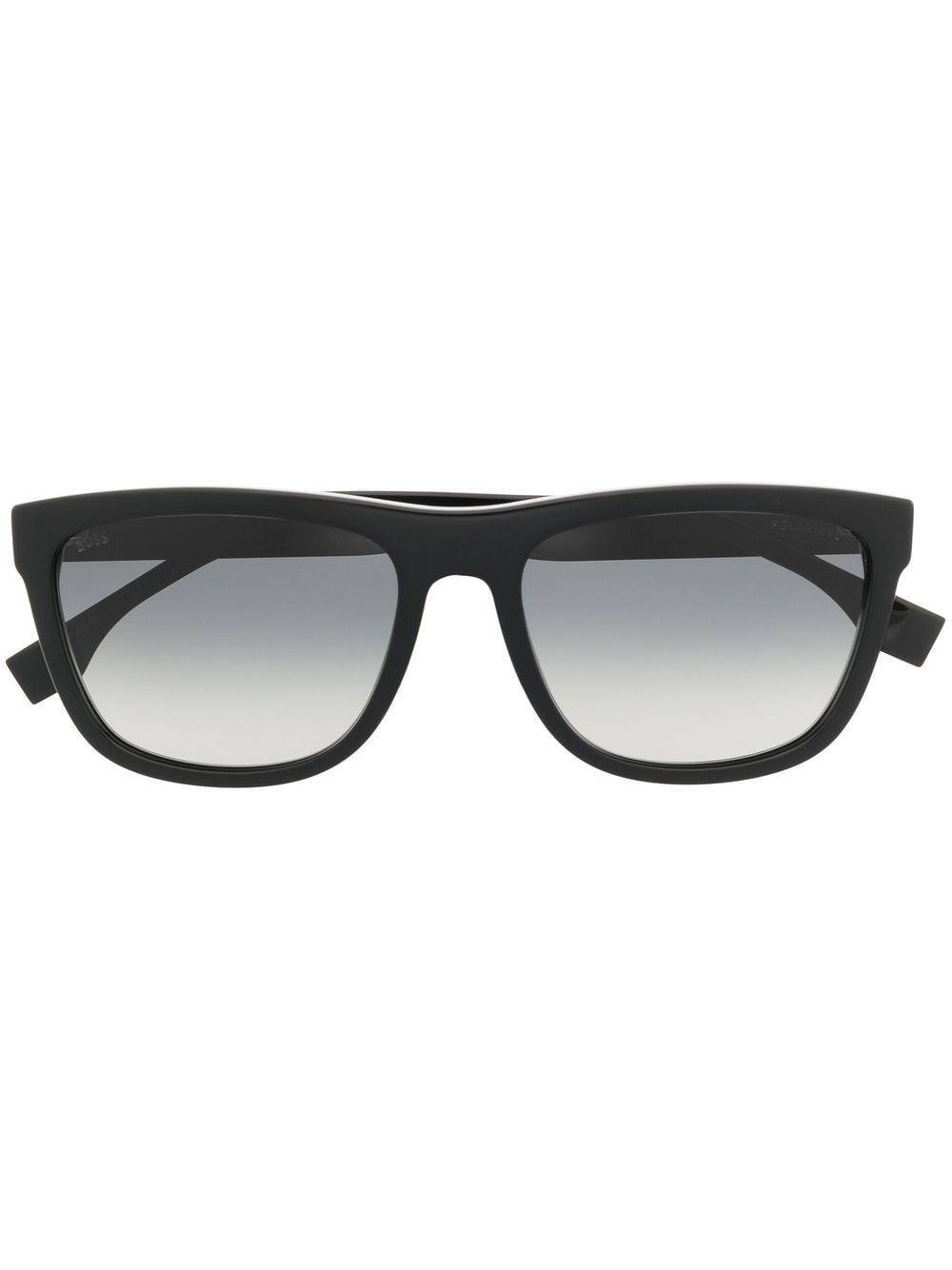 Hugo Boss Gradient Square-frame Sunglasses In Black