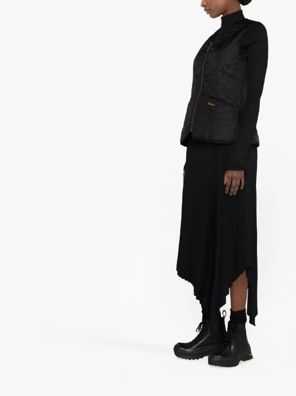 Barbour キルティング ベスト | ブラック | FARFETCH JP