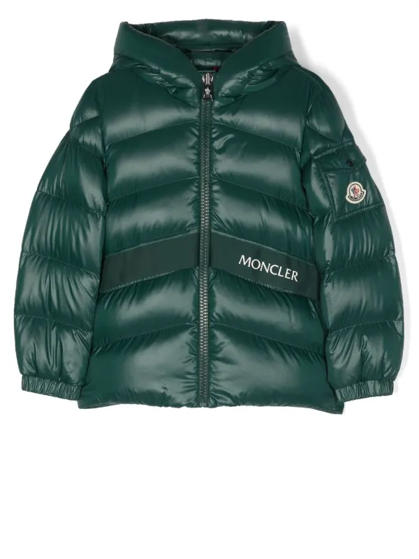 Racing green top padded jacket