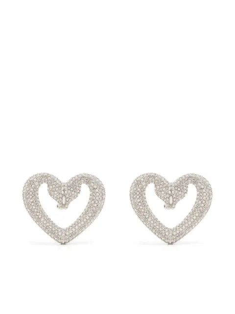 Swarovski Una crystal-embellished clip earrings