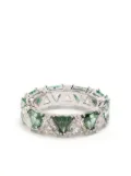 Swarovski Millenia cocktail ring - Green