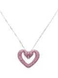 Swarovski Una heart-charm necklace - Pink