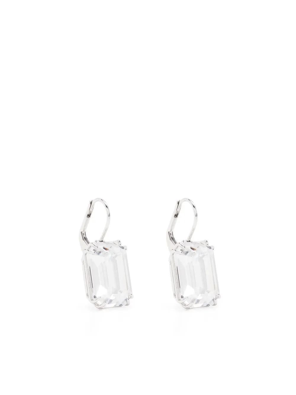 Swarovski Millenia Crystal-embellished Drop Earrings In Weiss