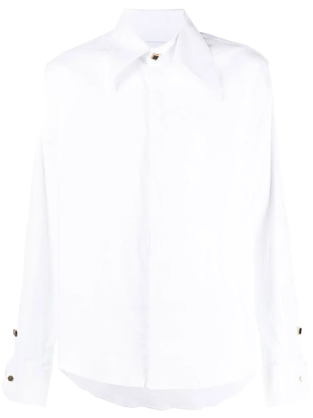 

CANAKU long-sleeve button-up shirt - White