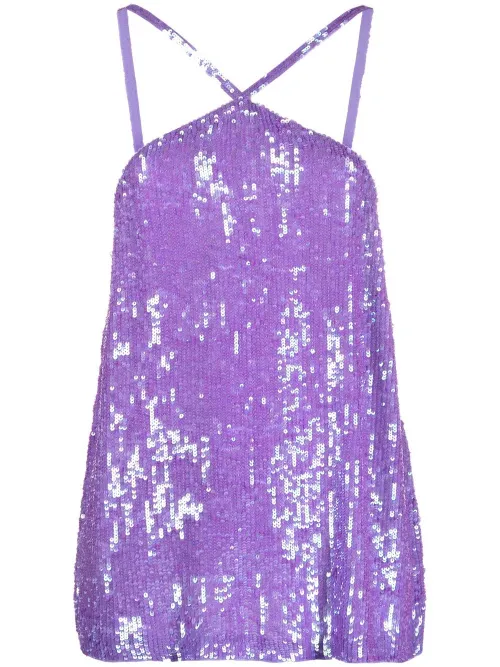Haut Blush à sequins - P.A.R.O.S.H. - Modalova