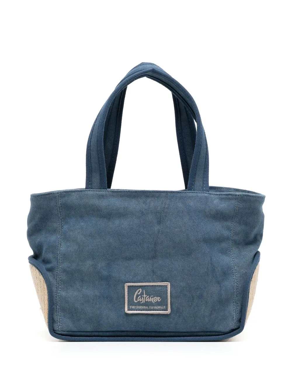 

Castañer rope-detail cotton tote bag - Blue