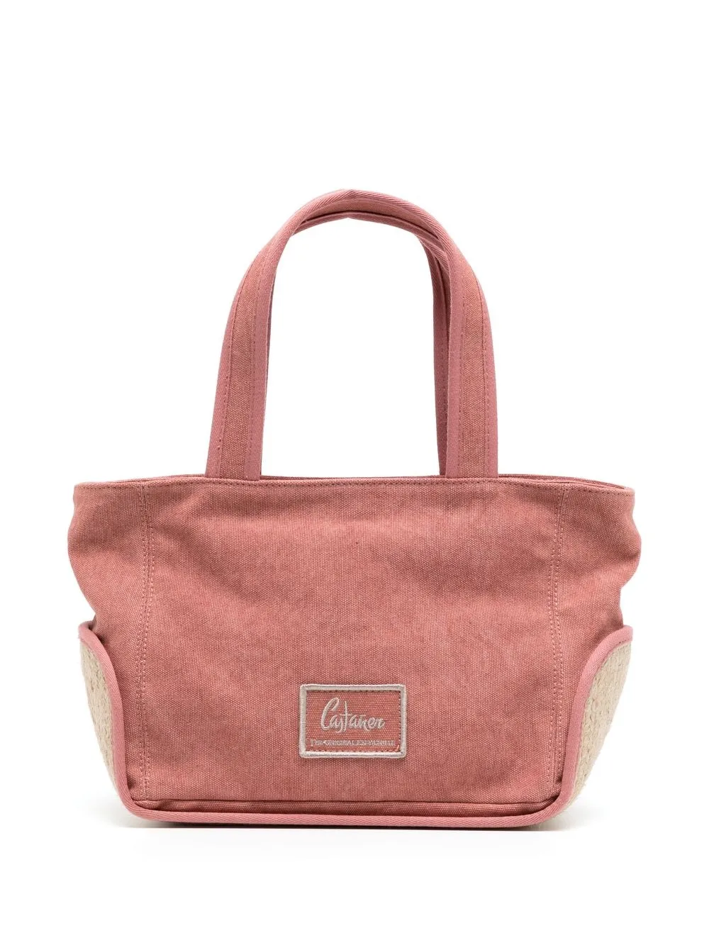 

Castañer rope-detail cotton tote bag - Pink