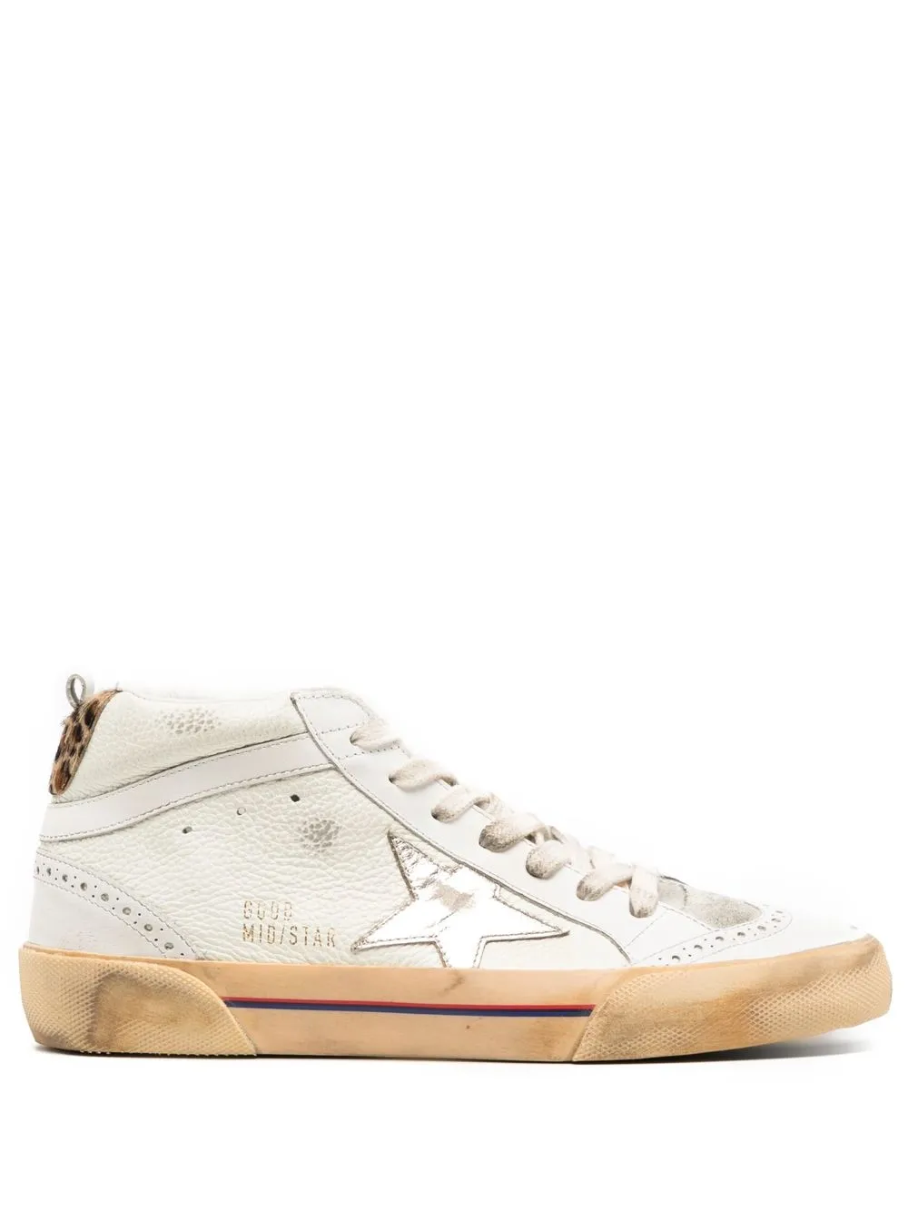 

Golden Goose tenis Super-Star Drummed - Blanco