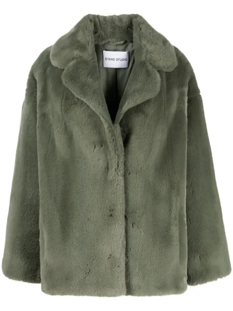Savanna faux-fur coat