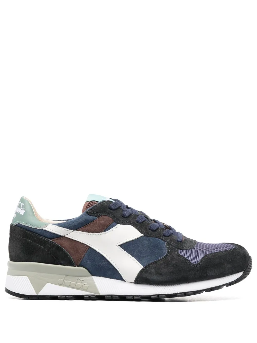 

Diadora tenis con logo y diseño color block - Azul